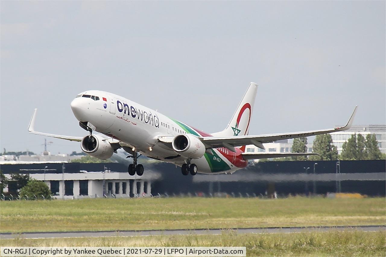 CN-RGJ, 2012 Boeing 737-8B6 C/N 33072, Boeing 737-8B6, Take off rwy 24, Paris-Orly airport (LFPO-ORY)