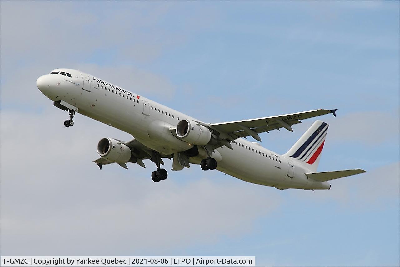 F-GMZC, 1995 Airbus A321-111 C/N 521, Airbus A321-111, Take off rwy 24, Paris-Orly airport (LFPO-ORY)