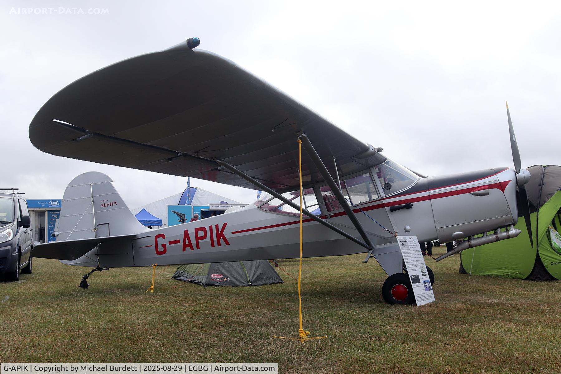 G-APIK, 1957 Auster J-1N Alpha C/N 3375, LAA