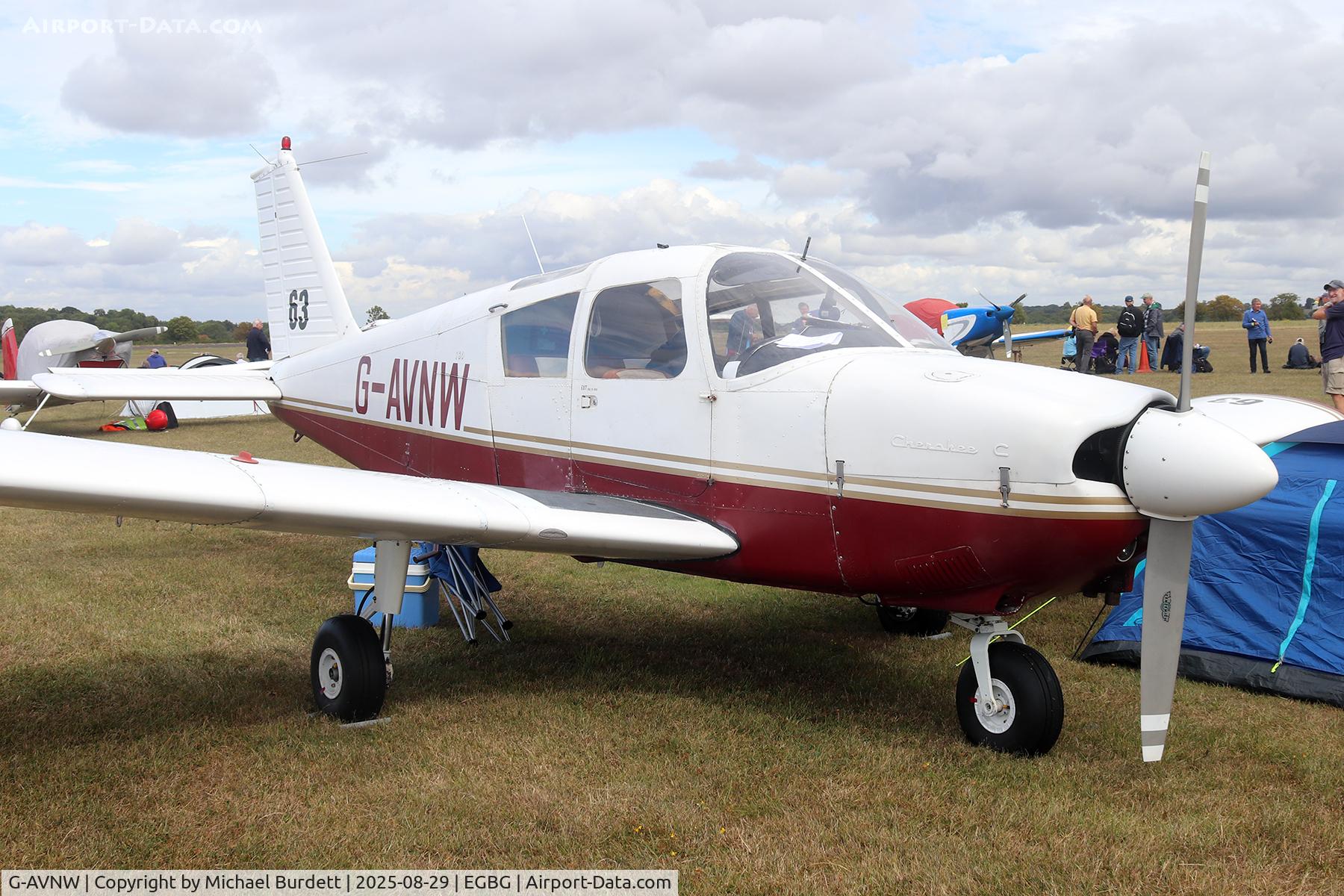 G-AVNW, 1967 Piper PA-28-180 Cherokee C/N 28-4210, LAA
