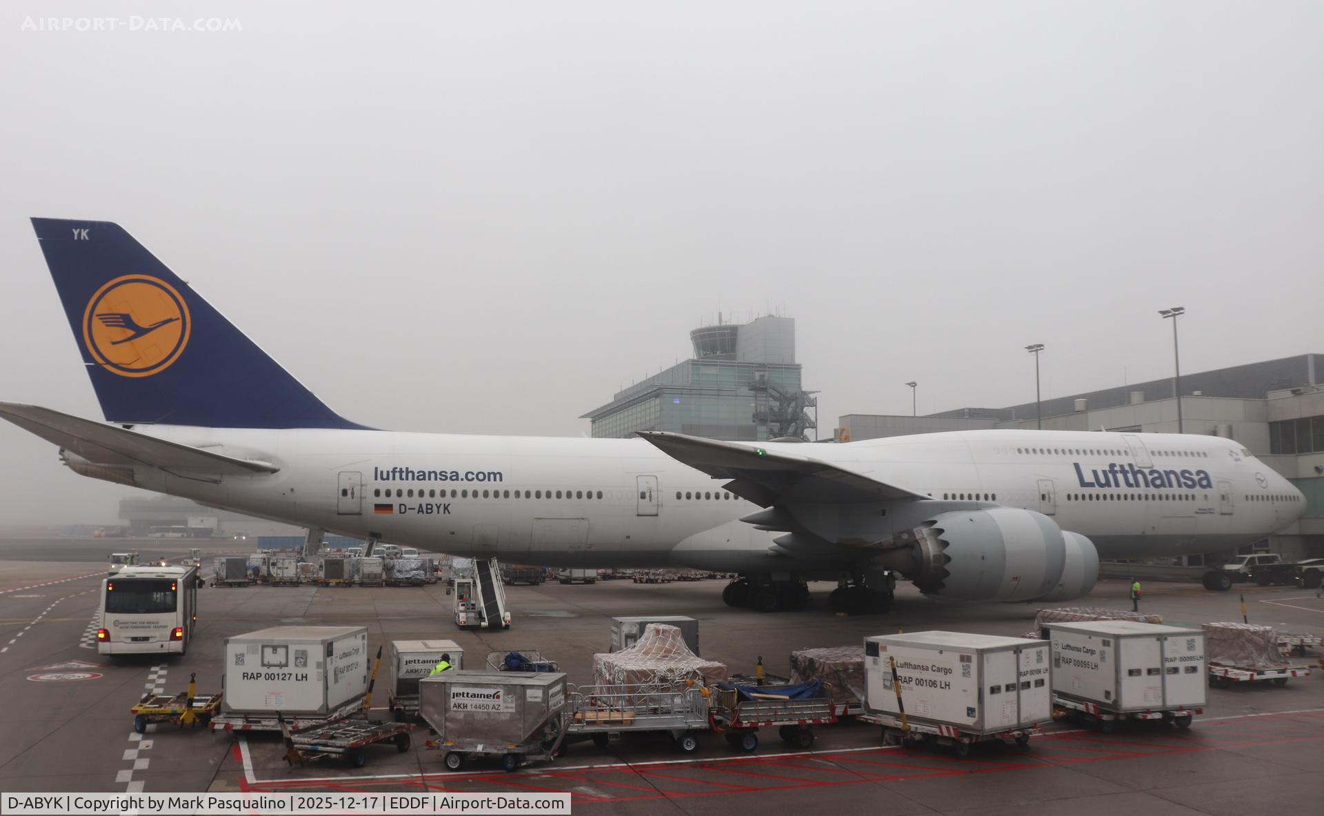 D-ABYK, 2012 Boeing 747-830 C/N 37835, Boeing 747-830