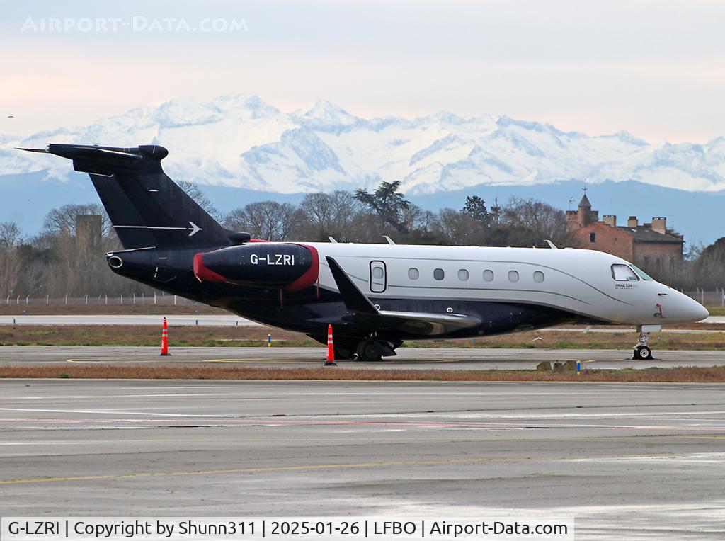 G-LZRI, 2023 Embraer EMB-550 Praetor 600 C/N 55020178, Parked at the General Aviation area...