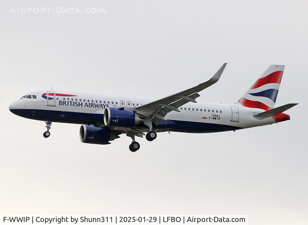 F-WWIP, 2025 Airbus A320-251N C/N 12441, C/n 12441 - To be G-TTSC