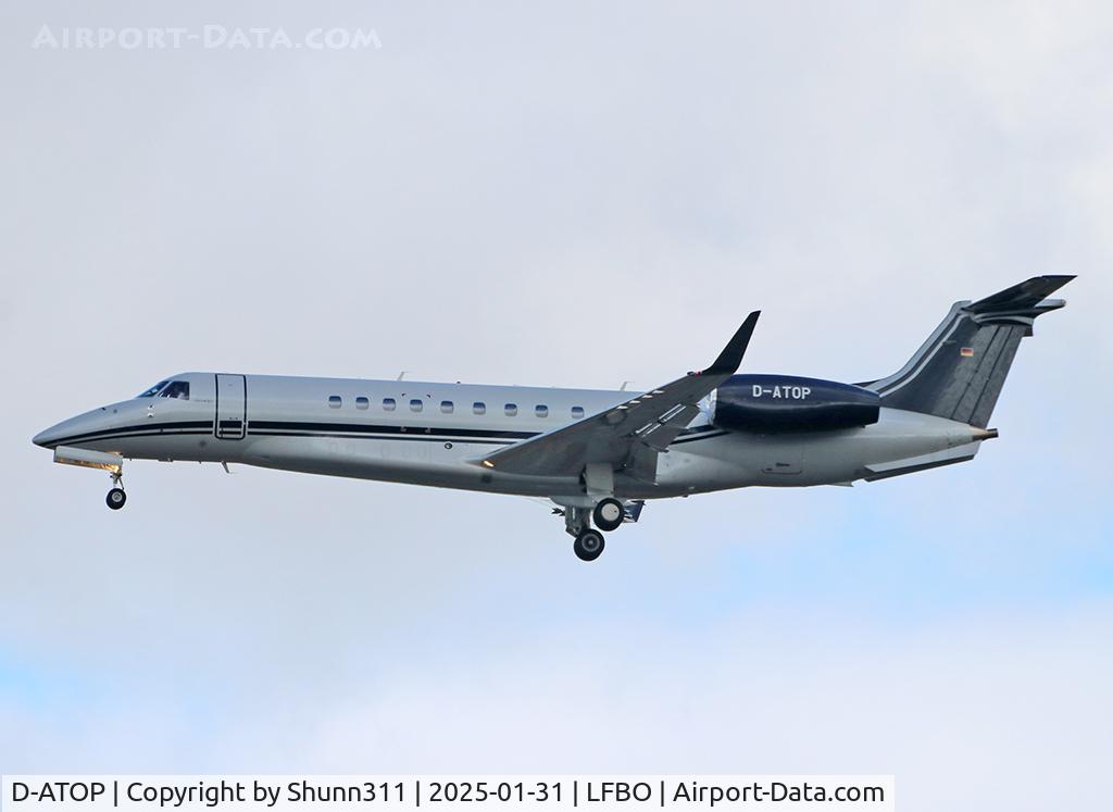 D-ATOP, 2018 Embraer EMB-135BJ Legacy 650 C/N 14501233, Landing rwy 32R