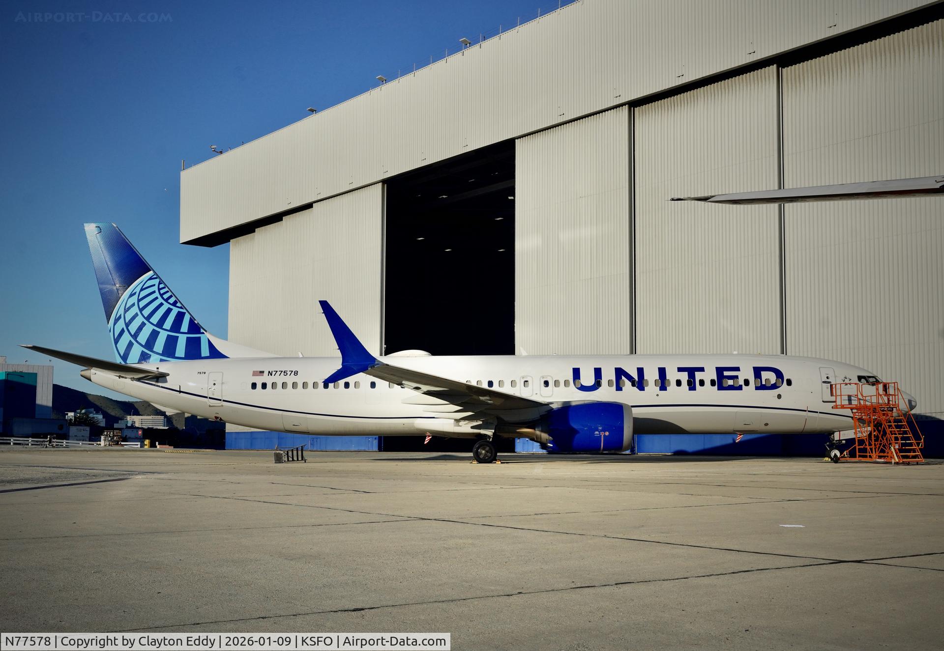 N77578, 2023 Boeing 737-9 MAX C/N 67613, SFO 2026