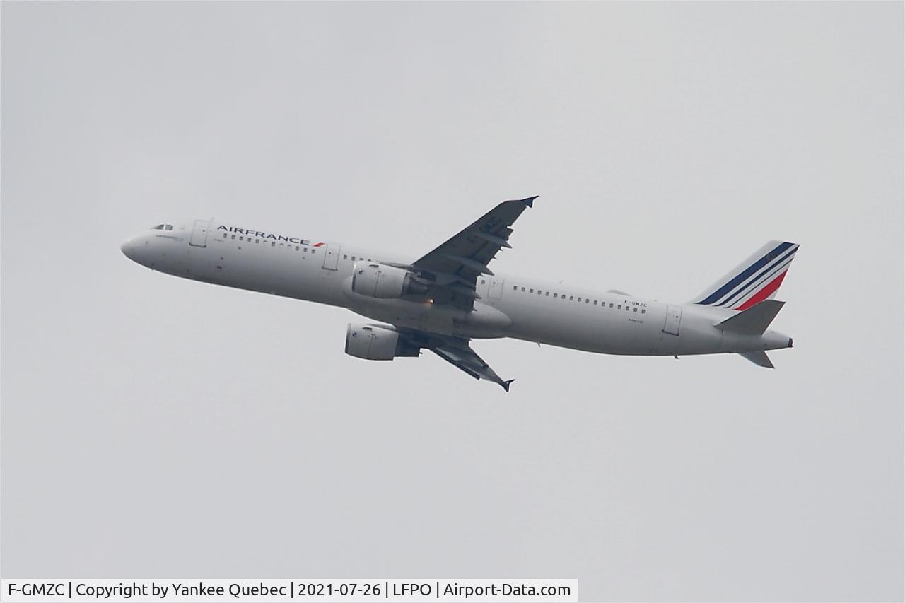 F-GMZC, 1995 Airbus A321-111 C/N 521, Airbus A321-111, Climbing from rwy 24, Paris-Orly airport (LFPO-ORY)