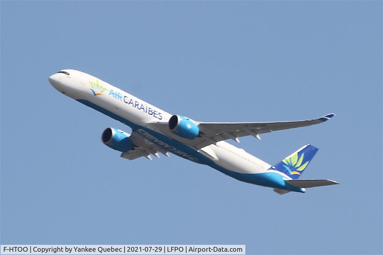 F-HTOO, 2021 Airbus A350-1041 C/N 482, Airbus A350-1041, Climbing from rwy 24, Paris Orly airport (LFPO-ORY)