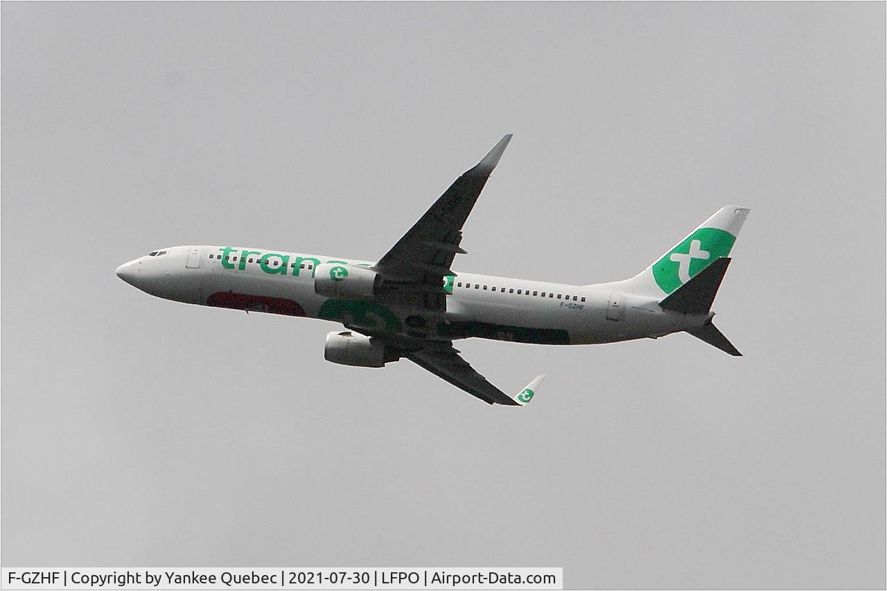 F-GZHF, 2009 Boeing 737-8K2 C/N 29677, Boeing 737-8K2, Climbing from rwy 24, Paris-Orly airport (LFPO-ORY)