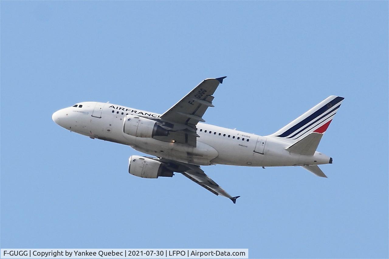 F-GUGG, 2004 Airbus A318-111 C/N 2317, Airbus A318-111, Climbing from rwy 24, Paris Orly airport (LFPO-ORY)