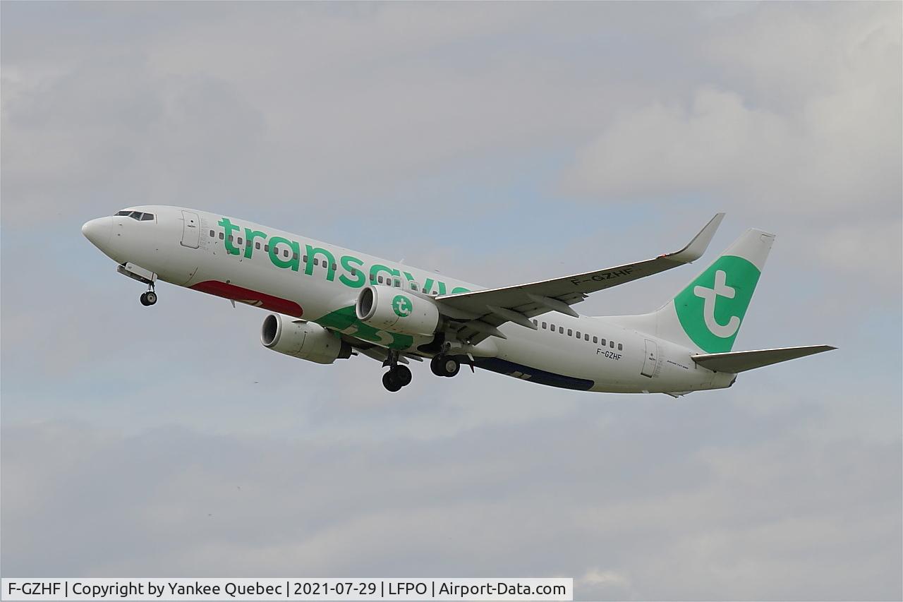 F-GZHF, 2009 Boeing 737-8K2 C/N 29677, Boeing 737-8K2, Take off rwy 24, Paris-Orly airport (LFPO-ORY)