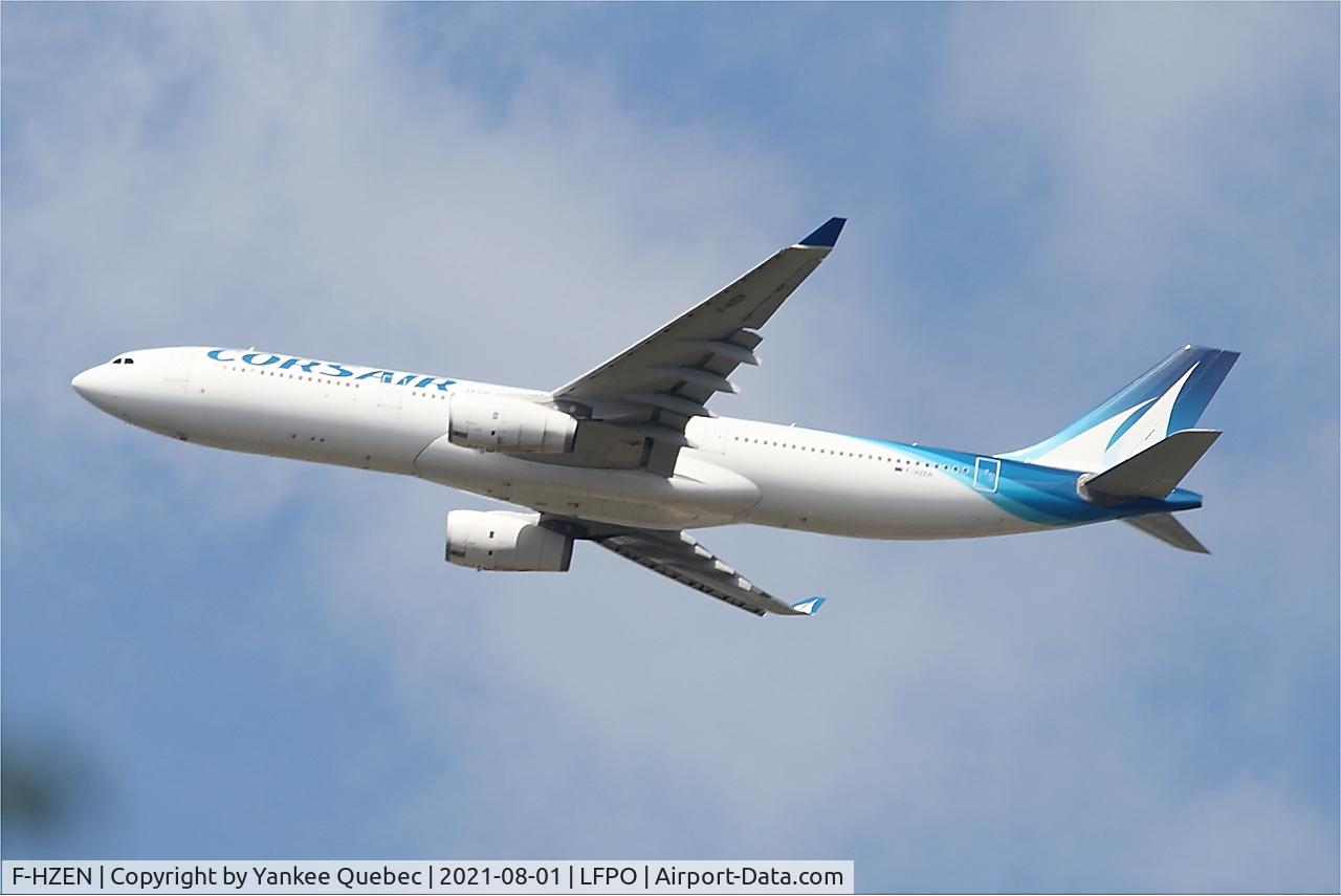 F-HZEN, 2012 Airbus A330-343X C/N 1376, Airbus A330-343X, Climbing from rwy 24, Paris Orly airport (LFPO-ORY)