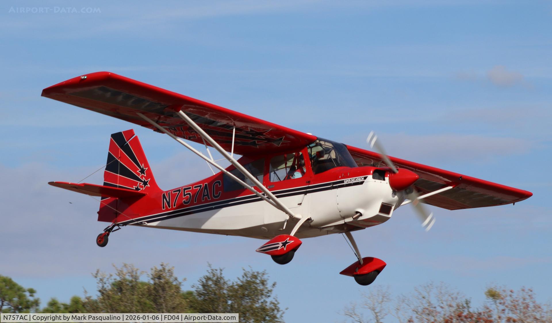 N757AC, 1998 American Champion 8KCAB Super Decathlon C/N 809-98, American Champion 8KCAB