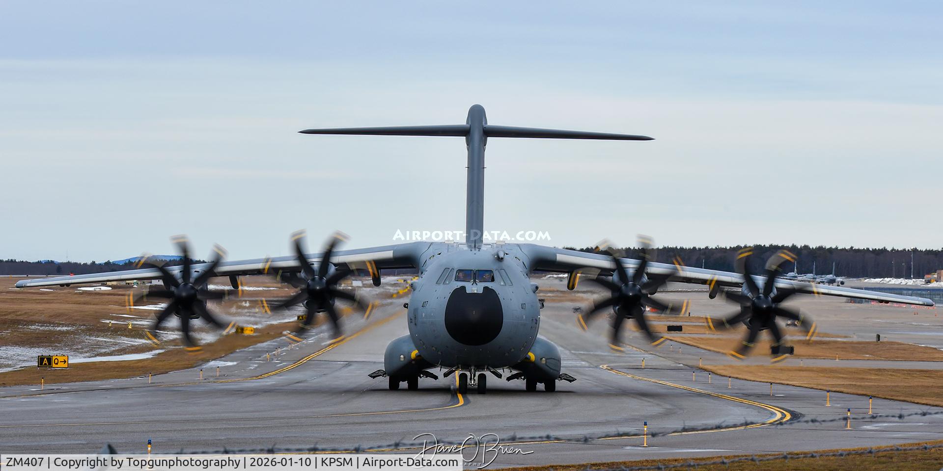 ZM407, 2015 Airbus A400M Atlas C.1 C/N 026, ASCOT4123