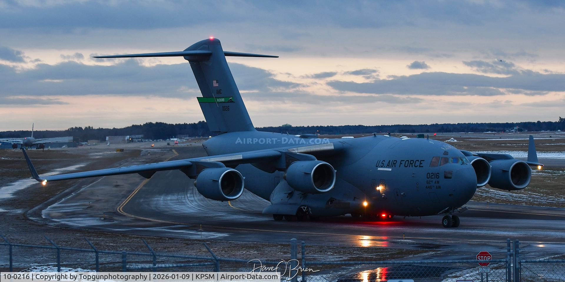 10-0216, 2010 Boeing C-17A Globemaster III C/N P-216, 62nd AW	JB Lewis–McChord, WA