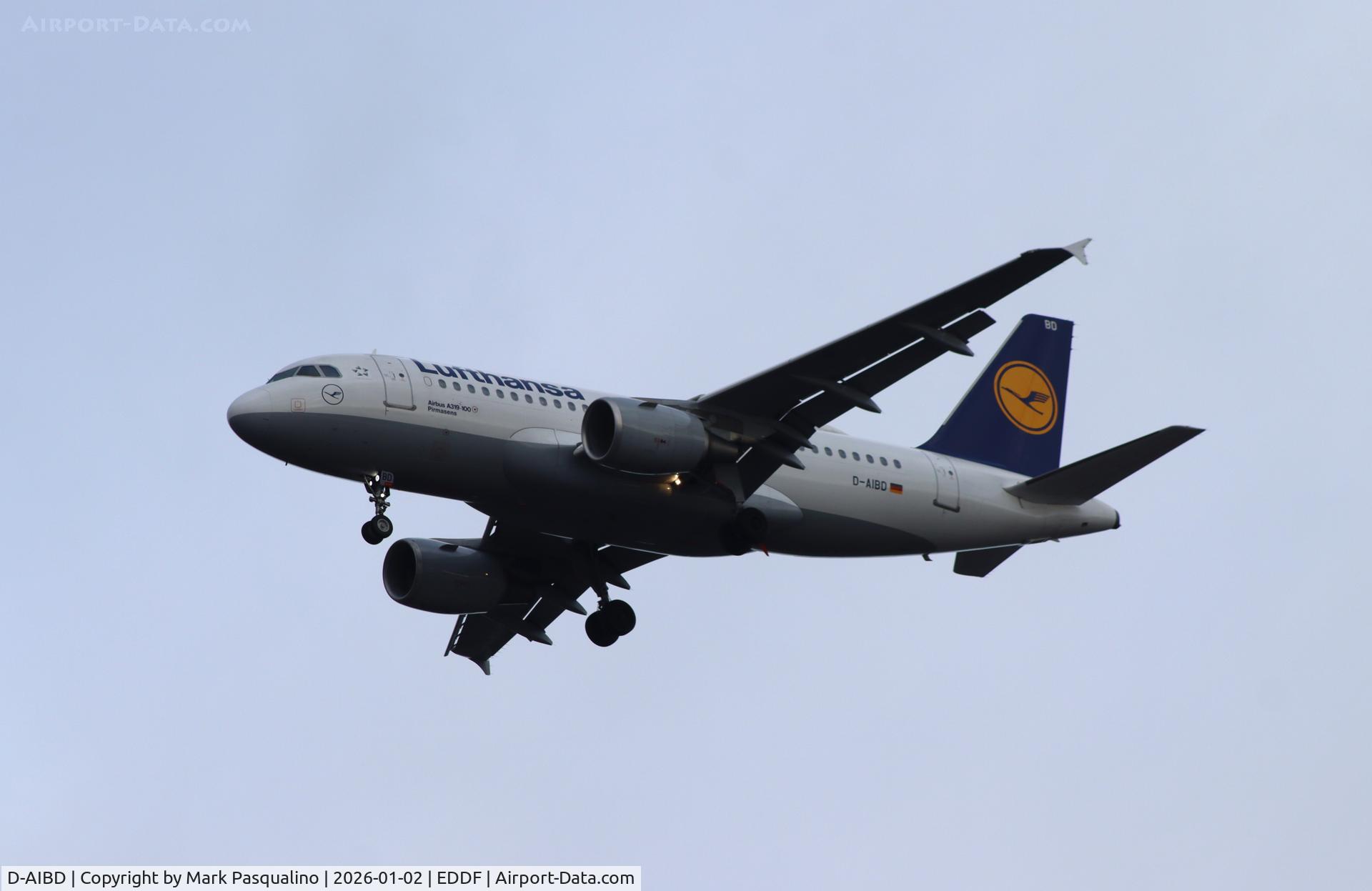 D-AIBD, 2010 Airbus A319-112 C/N 4455, Airbus A319-112