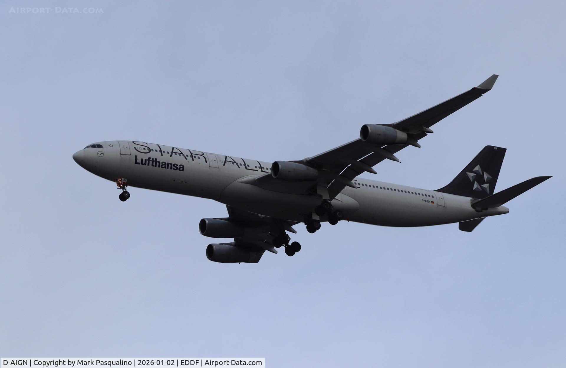 D-AIGN, 1998 Airbus A340-313 C/N 213, Airbus A340-313