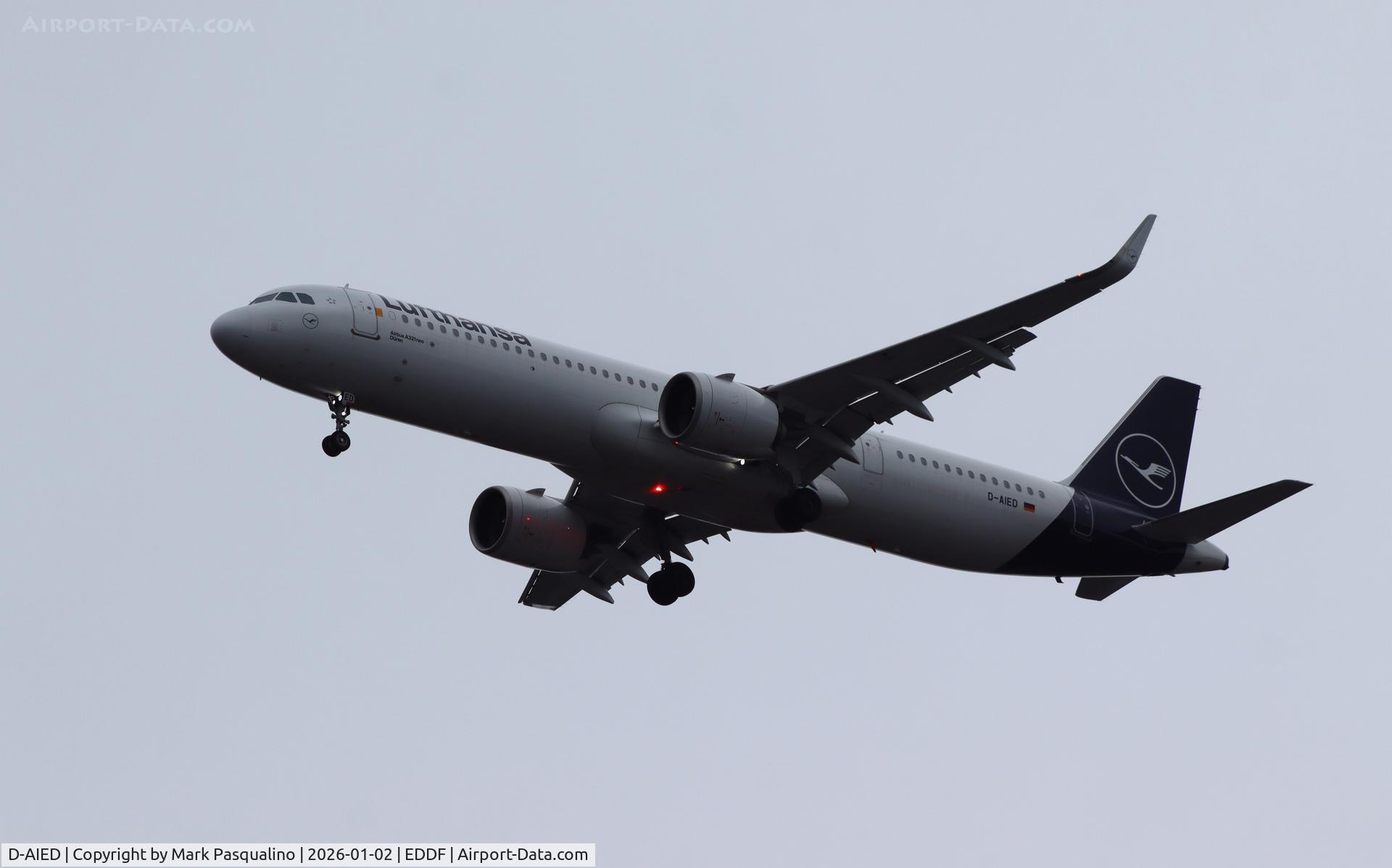 D-AIED, 2019 Airbus A321-271NX C/N 8958, Airbus A321-271NX