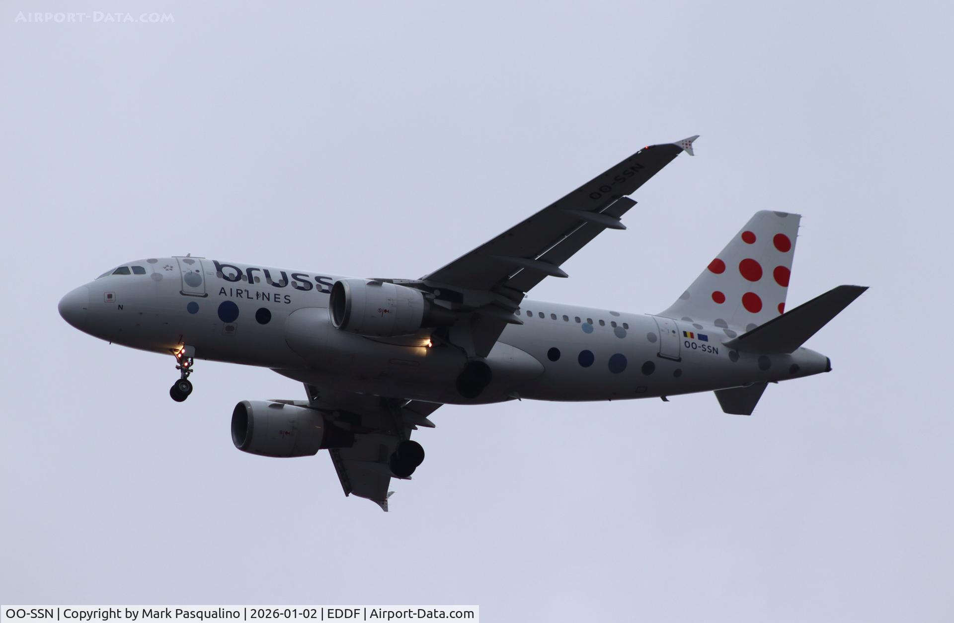 OO-SSN, 2003 Airbus A319-112 C/N 1963, Airbus A319-112