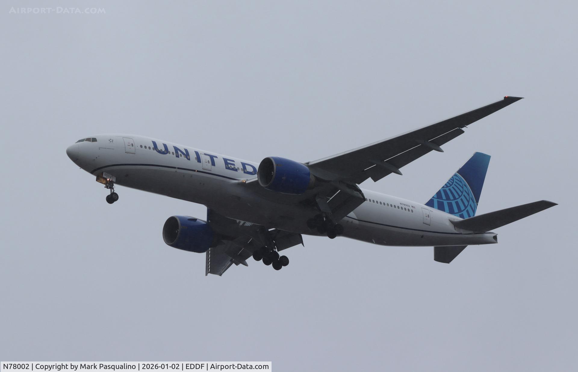 N78002, 1998 Boeing 777-224 C/N 27578, Boeing 777-224