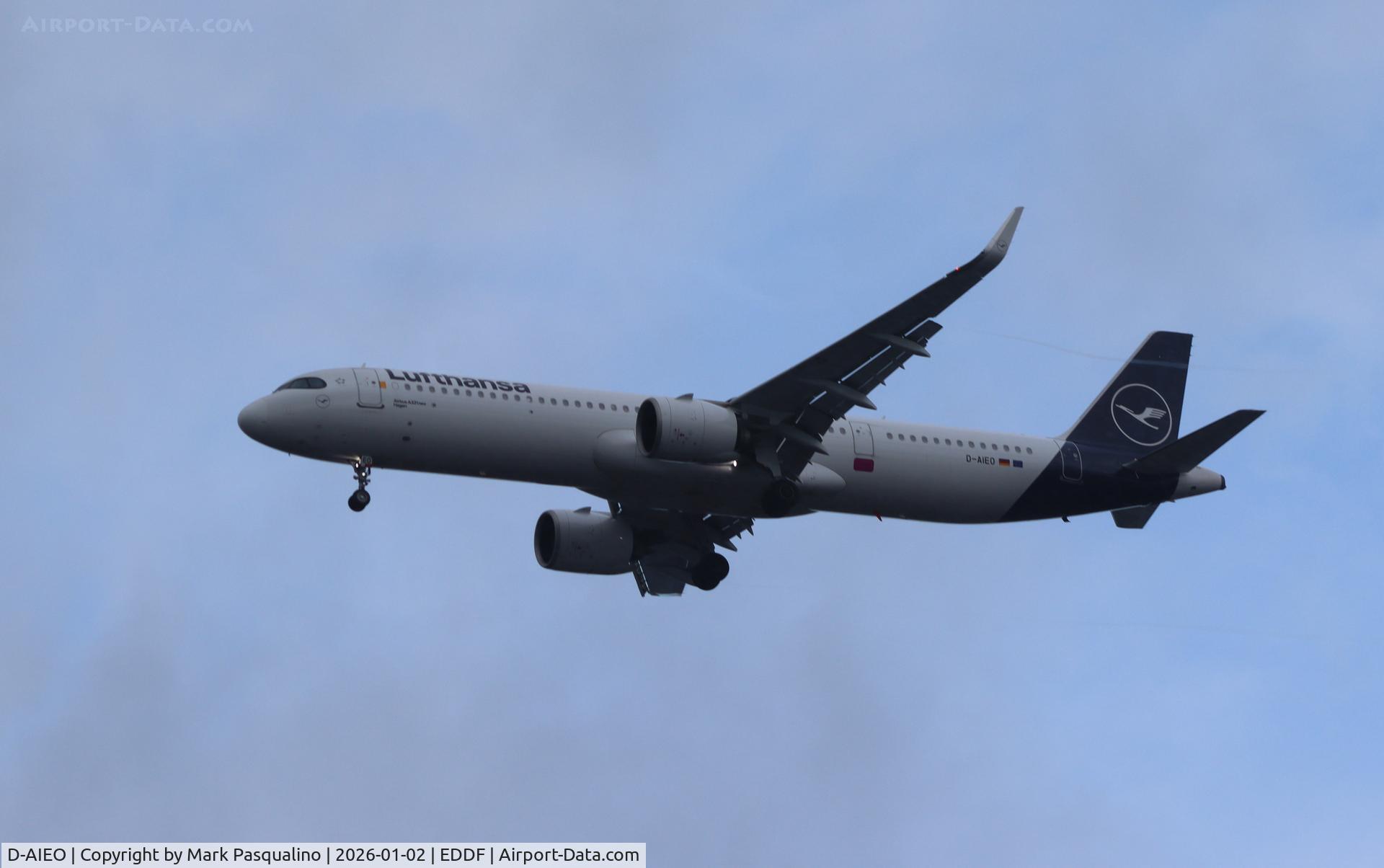 D-AIEO, 2022 Airbus A321-271NX C/N 10892, Airbus A321-271NX