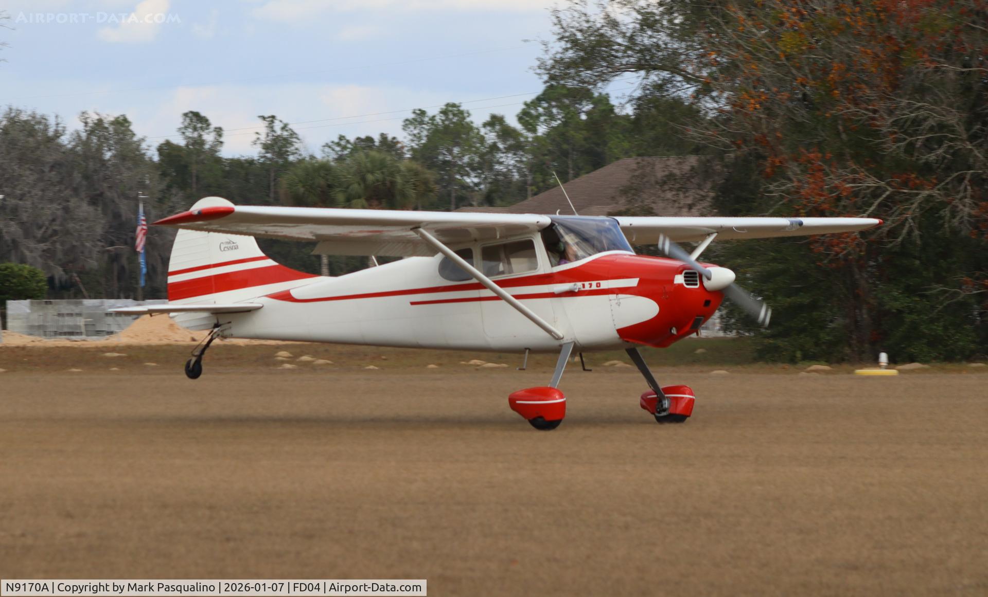 N9170A, 1950 Cessna 170A C/N 19361, Cessna 170A