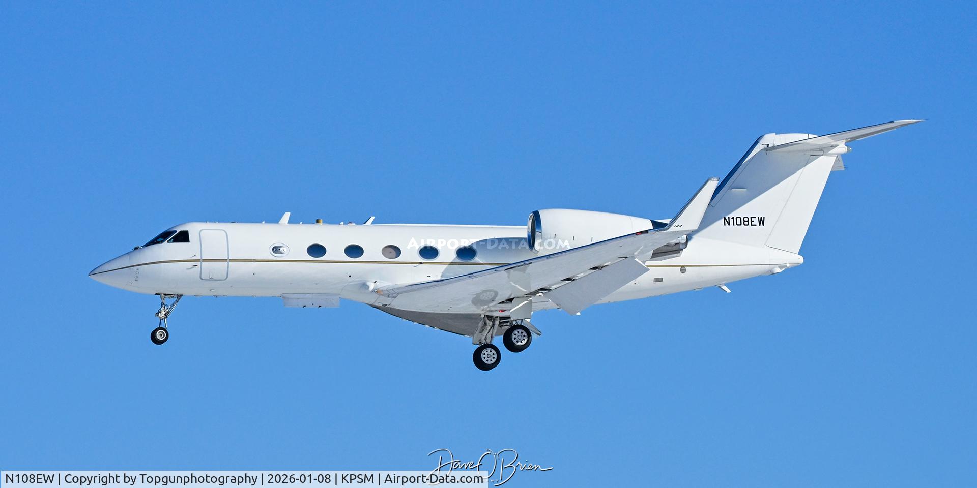 N108EW, 1994 Gulfstream G-IV C/N 1256, MTH8EW working RW34