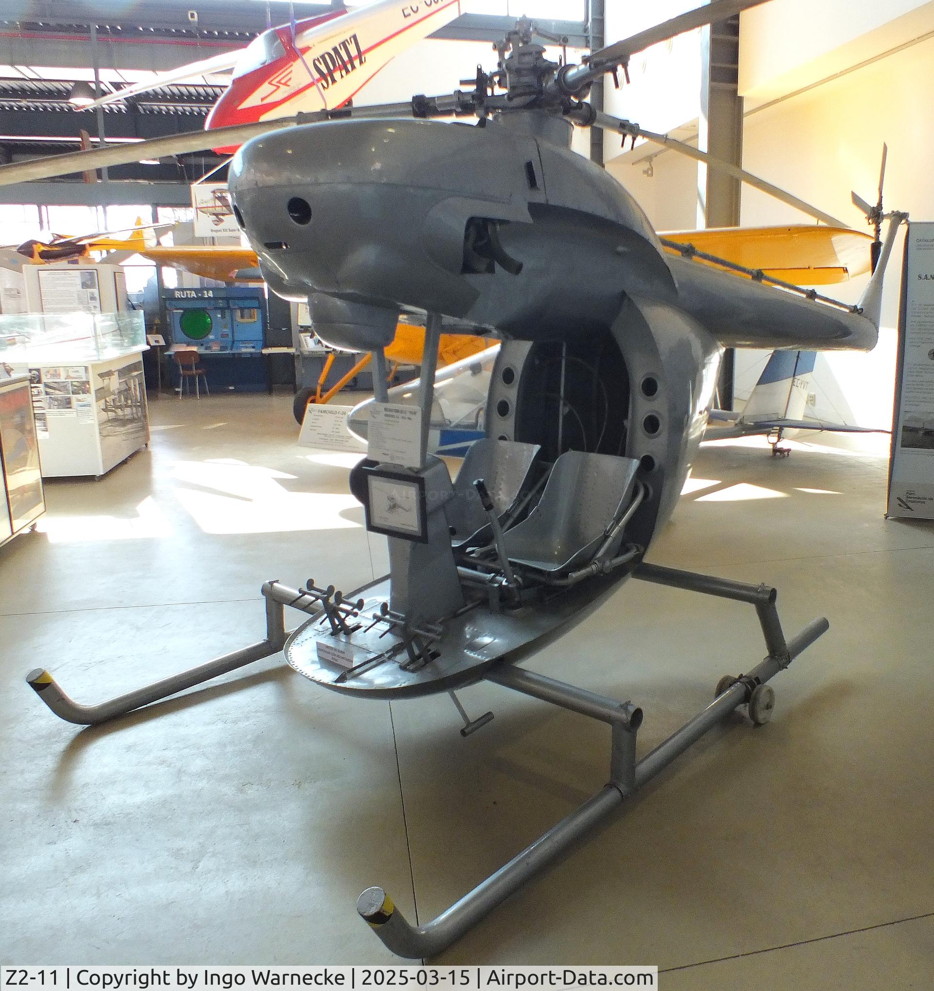 Z2-11, 1954 Aerotecnica AC-12 C/N 11, Aerotecnica AC-12 Pepo (minus cockpit canopy) at the FPAC (Fundació Parc Aeronàutic de Catalunya) Centre Cultural Aeronàutic, Barcelona El Prat airport #c