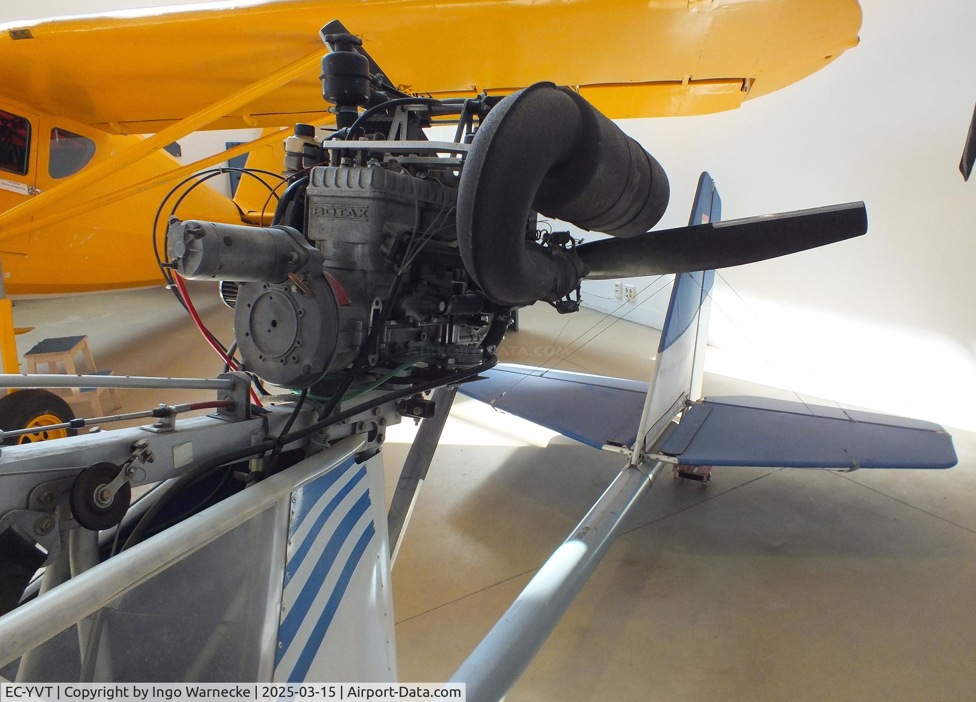 EC-YVT, Rans S-12 Airaile C/N 114/92, Rans S-12 Airaile (minus wings) at the FPAC (Fundació Parc Aeronàutic de Catalunya) Centre Cultural Aeronàutic, Barcelona El Prat airport