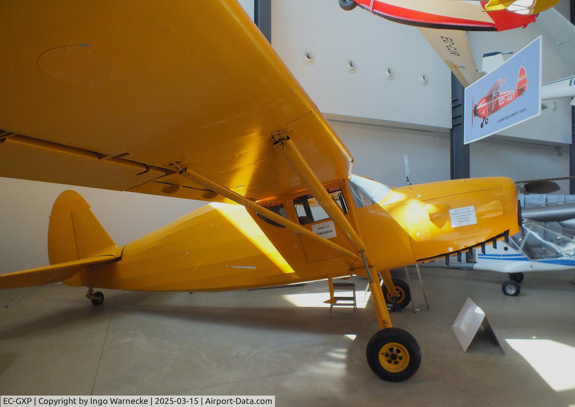 EC-GXP, Fairchild UC-61K Argus III (24R-46A) C/N 946, Fairchild UC-61K Argus III (24R-46A) at the FPAC (Fundació Parc Aeronàutic de Catalunya) Centre Cultural Aeronàutic, Barcelona El Prat airport
