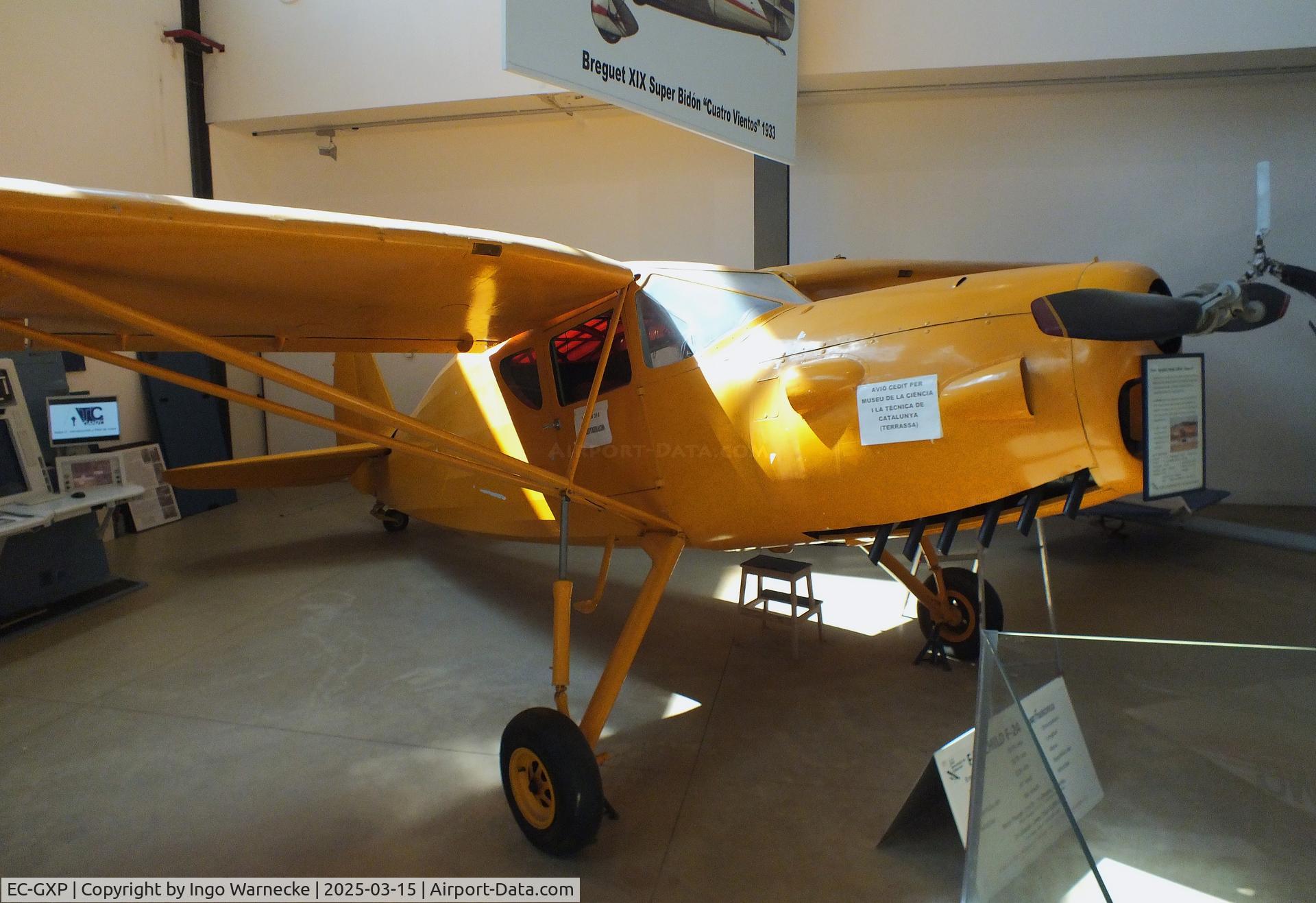 EC-GXP, Fairchild UC-61K Argus III (24R-46A) C/N 946, Fairchild UC-61K Argus III (24R-46A) at the FPAC (Fundació Parc Aeronàutic de Catalunya) Centre Cultural Aeronàutic, Barcelona El Prat airport