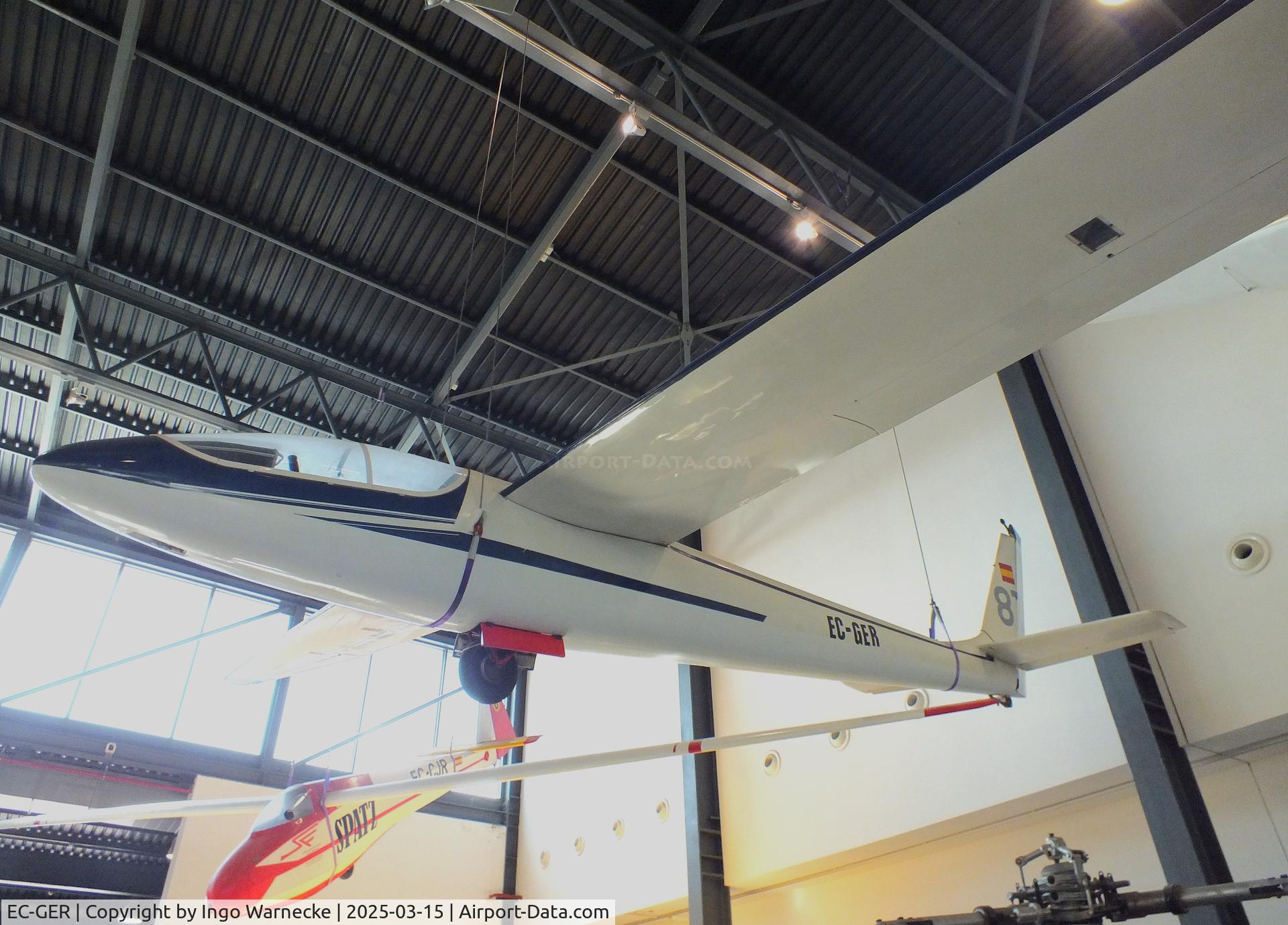 EC-GER, Wassmer WA-26P Squale C/N 74, Wassmer WA-26P Squale at the FPAC (Fundació Parc Aeronàutic de Catalunya) Centre Cultural Aeronàutic, Barcelona El Prat airport