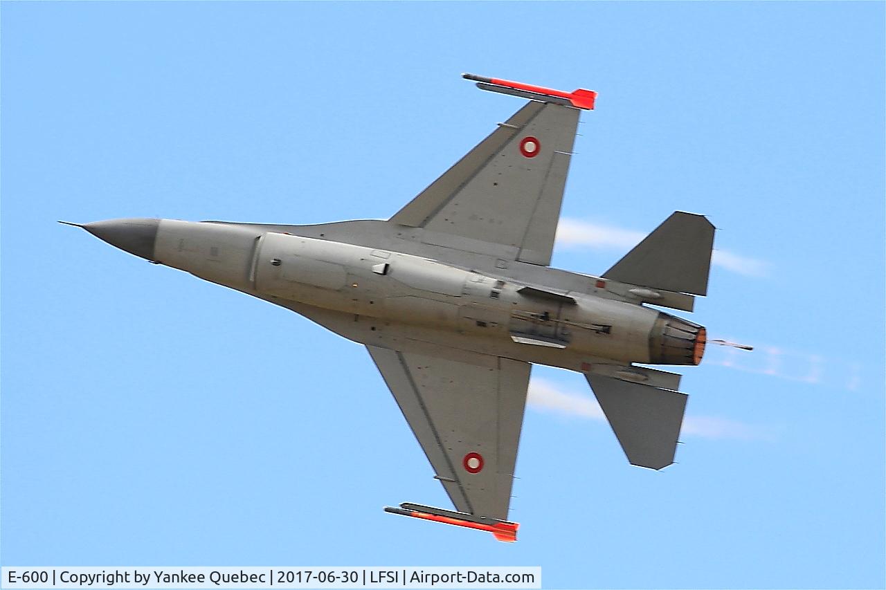 E-600, 1980 SABCA F-16AM Fighting Falcon C/N 6F-35, SABCA F-16AM Fighting Falcon, On display, St Dizier-Robinson Air Base 113 (LFSI)