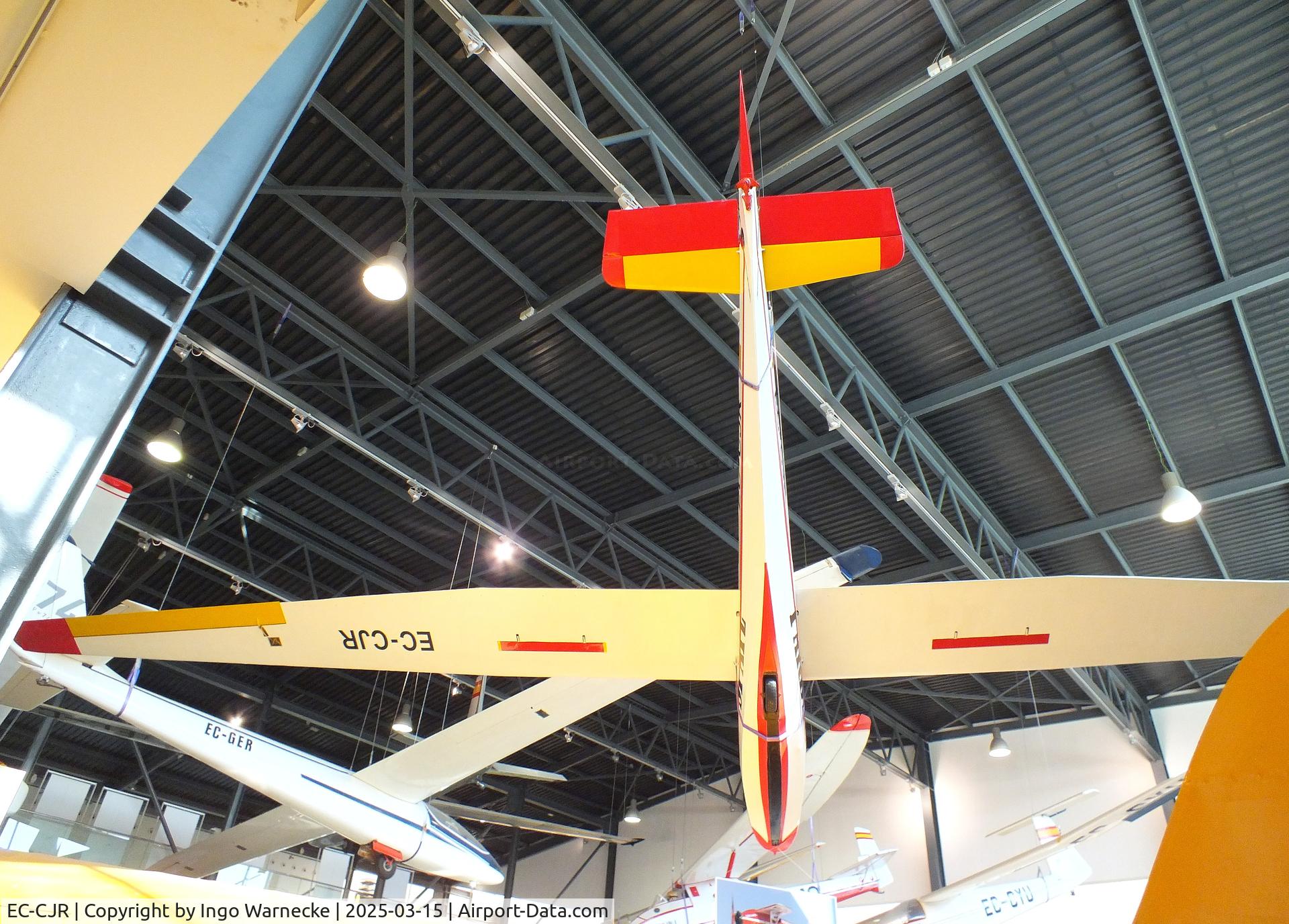 EC-CJR, 1956 Scheibe L-Spatz 55 C/N 6, Scheibe L-Spatz 55 at the FPAC (Fundació Parc Aeronàutic de Catalunya) Centre Cultural Aeronàutic, Barcelona El Prat airport