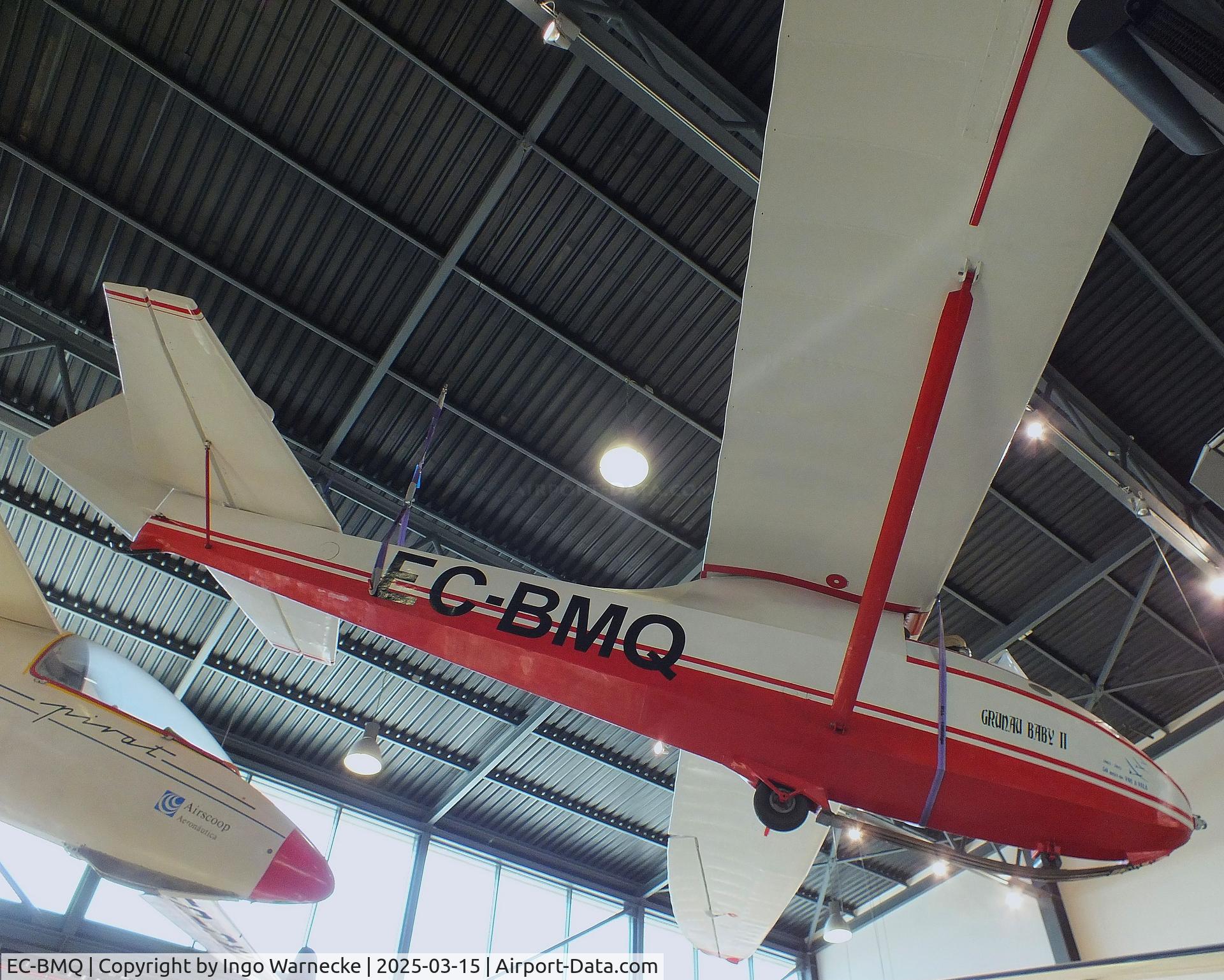 EC-BMQ, Nord 1300 C/N 201, Nord 1300 (french built Grunau Baby II) at the FPAC (Fundació Parc Aeronàutic de Catalunya) Centre Cultural Aeronàutic, Barcelona El Prat airport