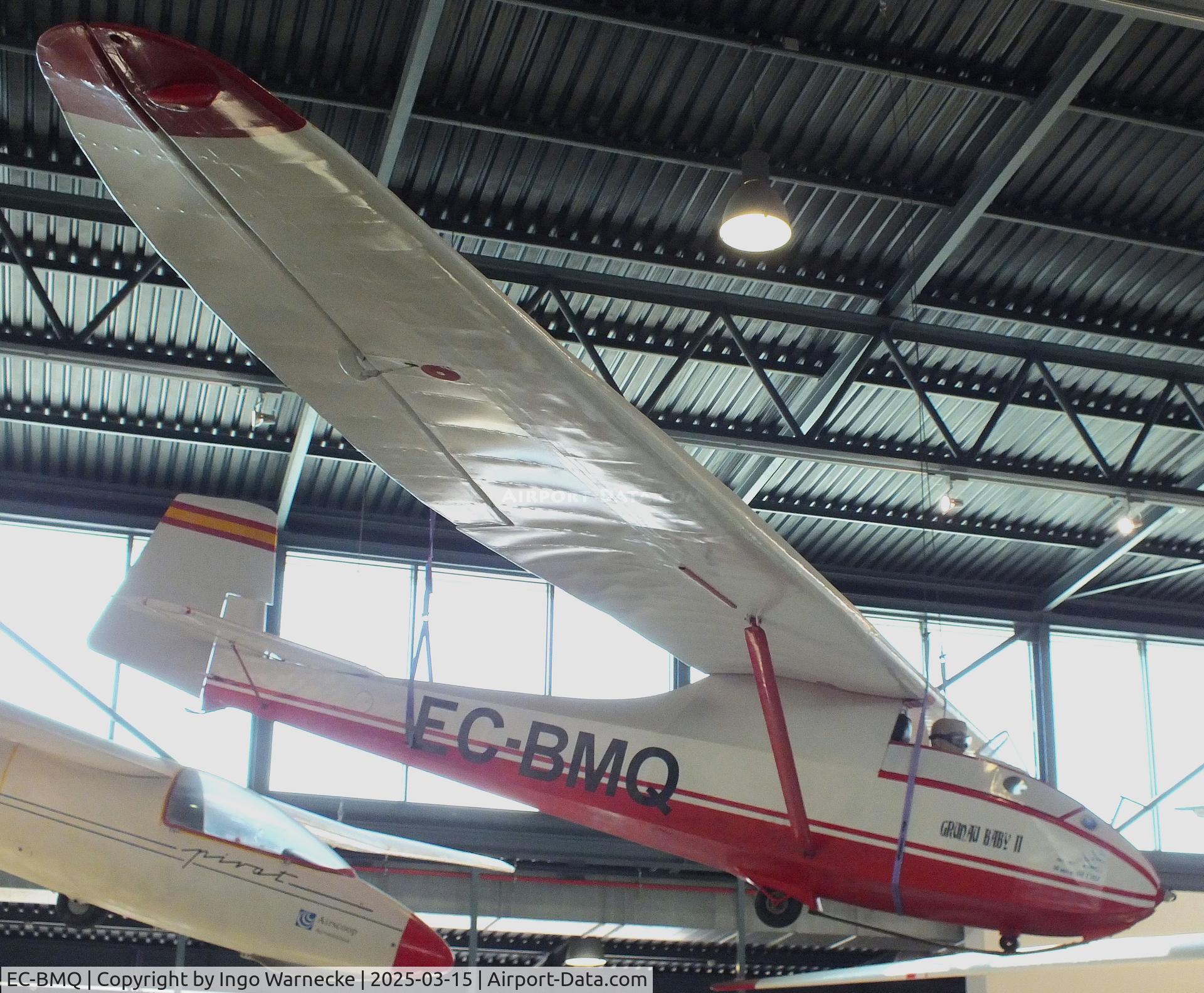 EC-BMQ, Nord 1300 C/N 201, Nord 1300 (french built Grunau Baby II) at the FPAC (Fundació Parc Aeronàutic de Catalunya) Centre Cultural Aeronàutic, Barcelona El Prat airport