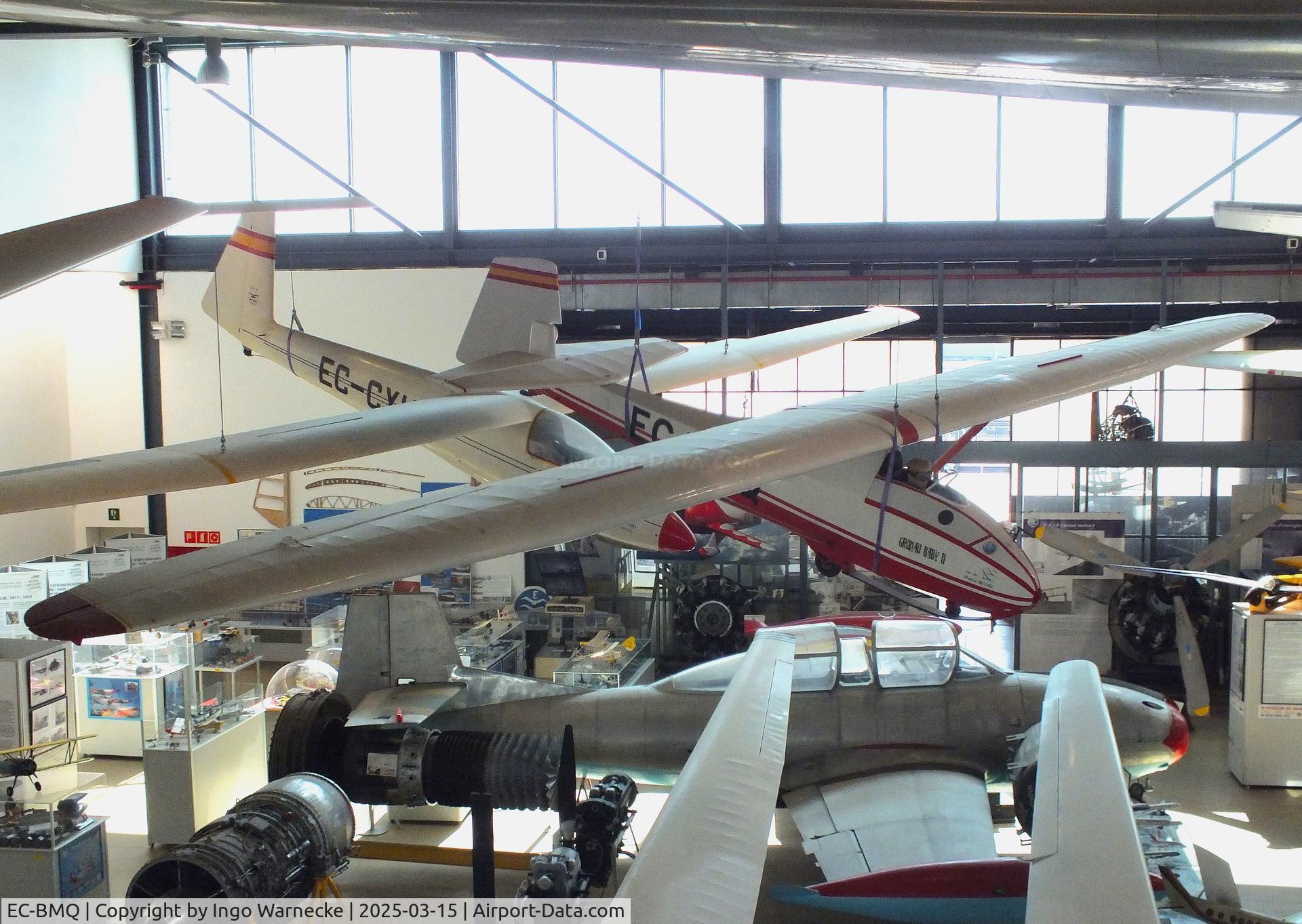 EC-BMQ, Nord 1300 C/N 201, Nord 1300 (french built Grunau Baby II) at the FPAC (Fundació Parc Aeronàutic de Catalunya) Centre Cultural Aeronàutic, Barcelona El Prat airport