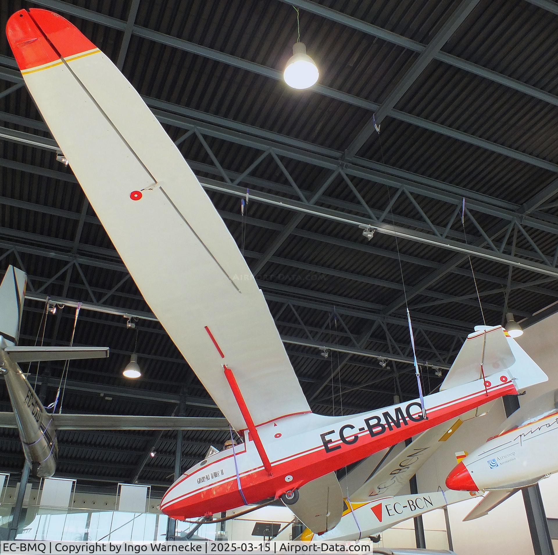 EC-BMQ, Nord 1300 C/N 201, Nord 1300 (french built Grunau Baby II) at the FPAC (Fundació Parc Aeronàutic de Catalunya) Centre Cultural Aeronàutic, Barcelona El Prat airport