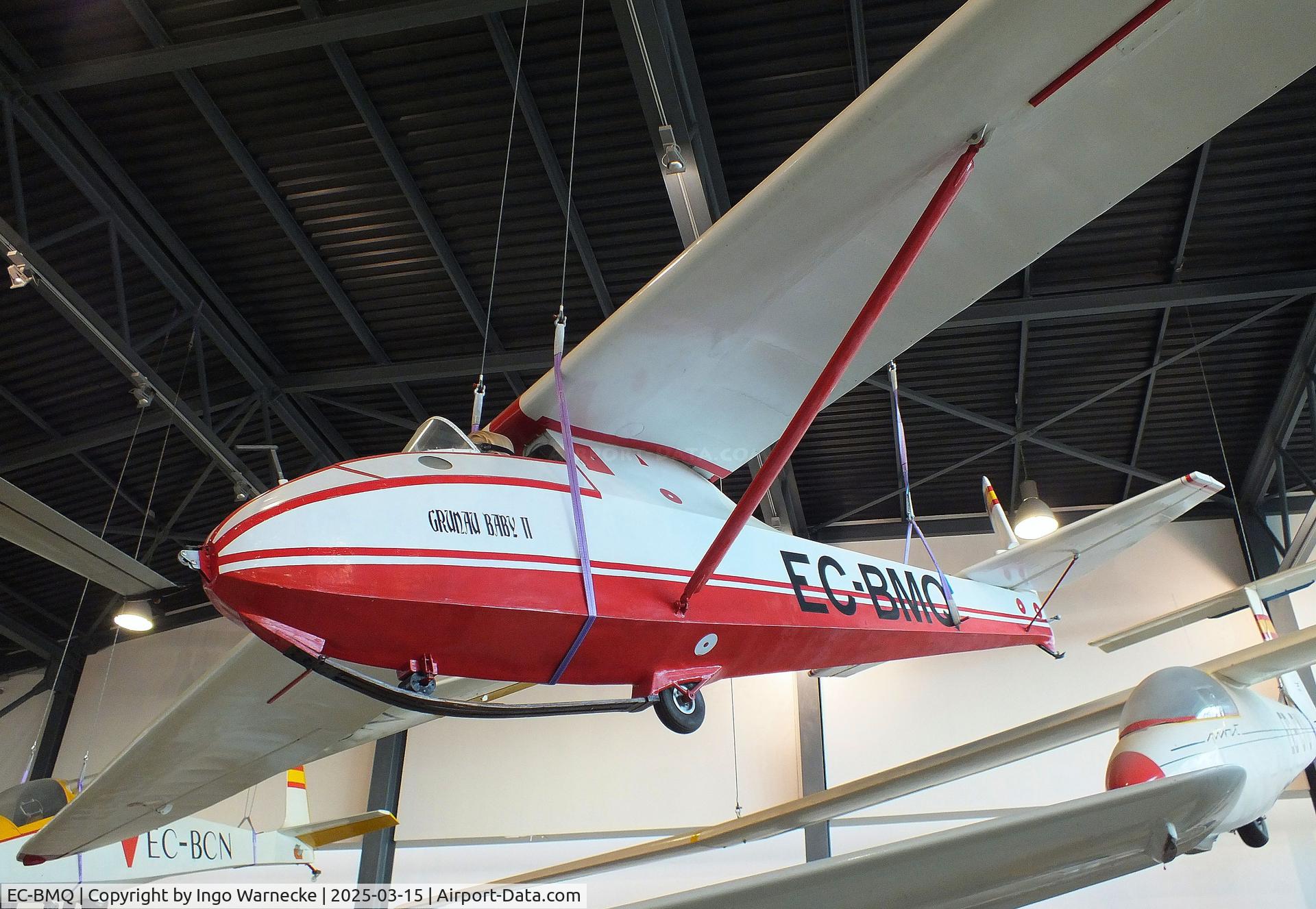 EC-BMQ, Nord 1300 C/N 201, Nord 1300 (french built Grunau Baby II) at the FPAC (Fundació Parc Aeronàutic de Catalunya) Centre Cultural Aeronàutic, Barcelona El Prat airport