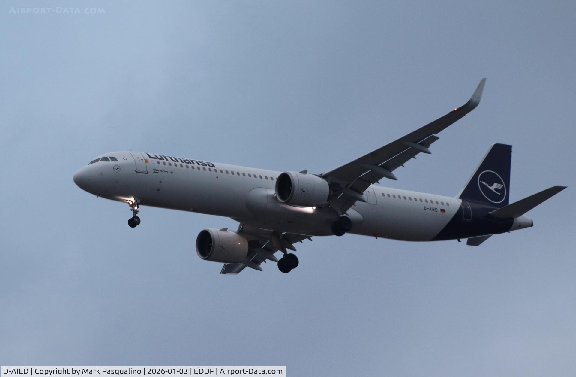 D-AIED, 2019 Airbus A321-271NX C/N 8958, Airbus A321-271NX
