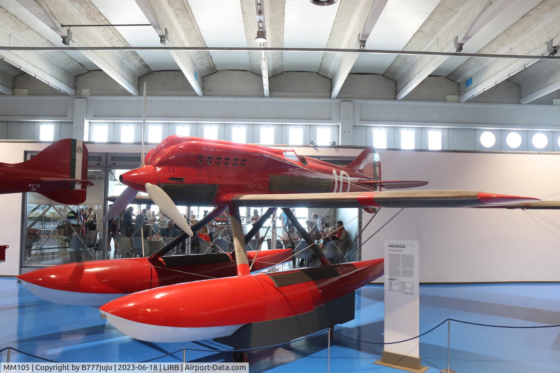 MM105, 1929 Macchi M.67 C/N 10, at Vigna Di Valle