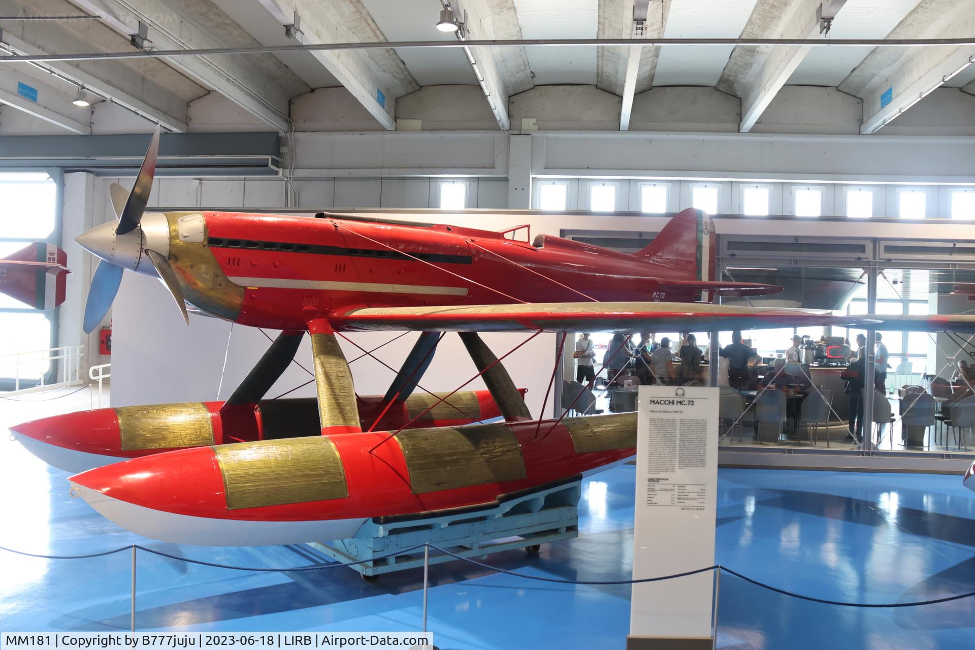 MM181, 1931 Macchi MC.72 C/N 5, at Vigna Di Valle