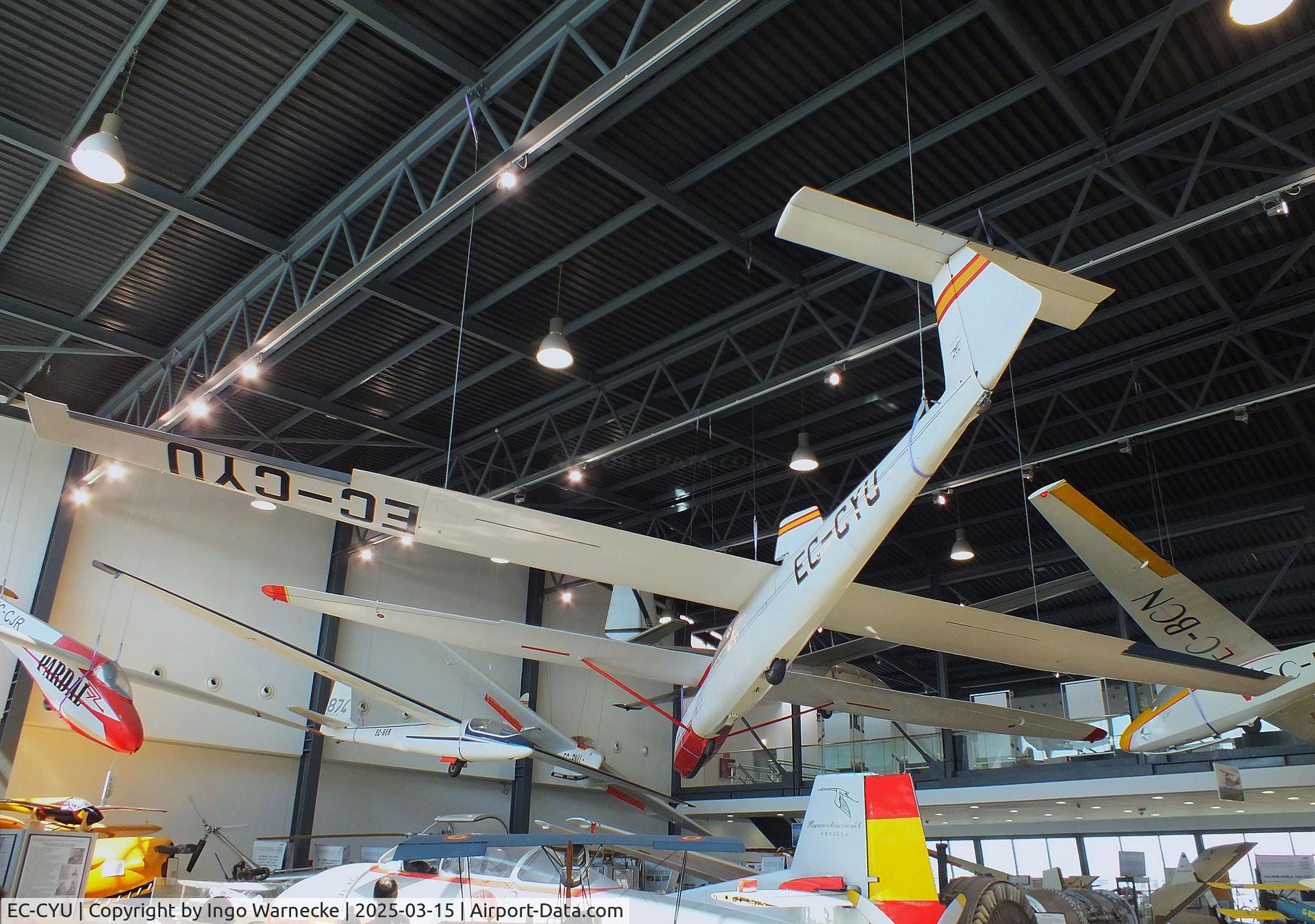 EC-CYU, PZL-Bielsko SZD-30 Pirat C/N S-07.19, PZL-Bielsko SZD-30 Pirat at the FPAC (Fundació Parc Aeronàutic de Catalunya) Centre Cultural Aeronàutic, Barcelona El Prat airport