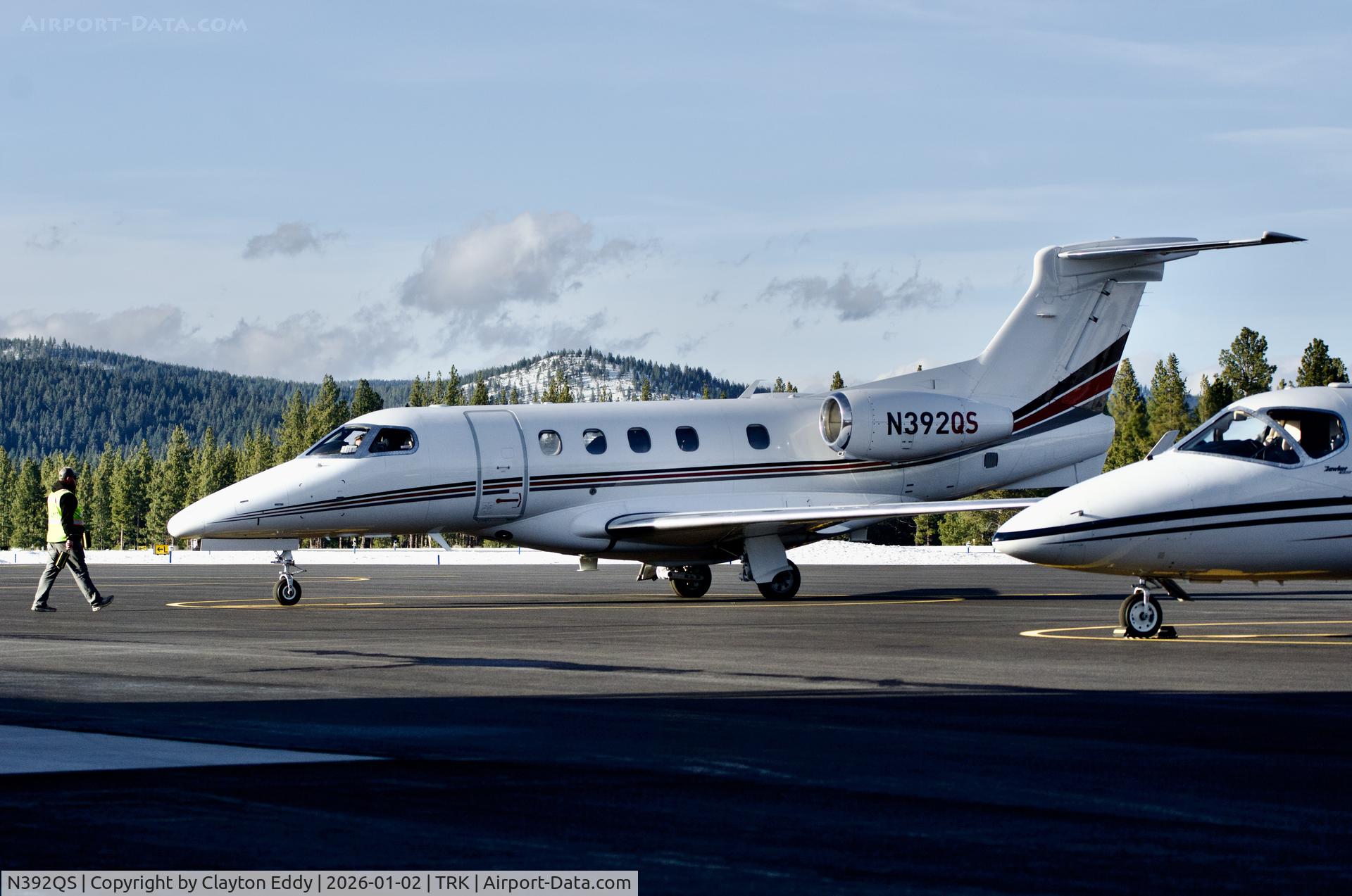 N392QS, 2016 Embraer EMB-505 Phenom 300 C/N 50500349, Truckee Tahoe airport in California 2026