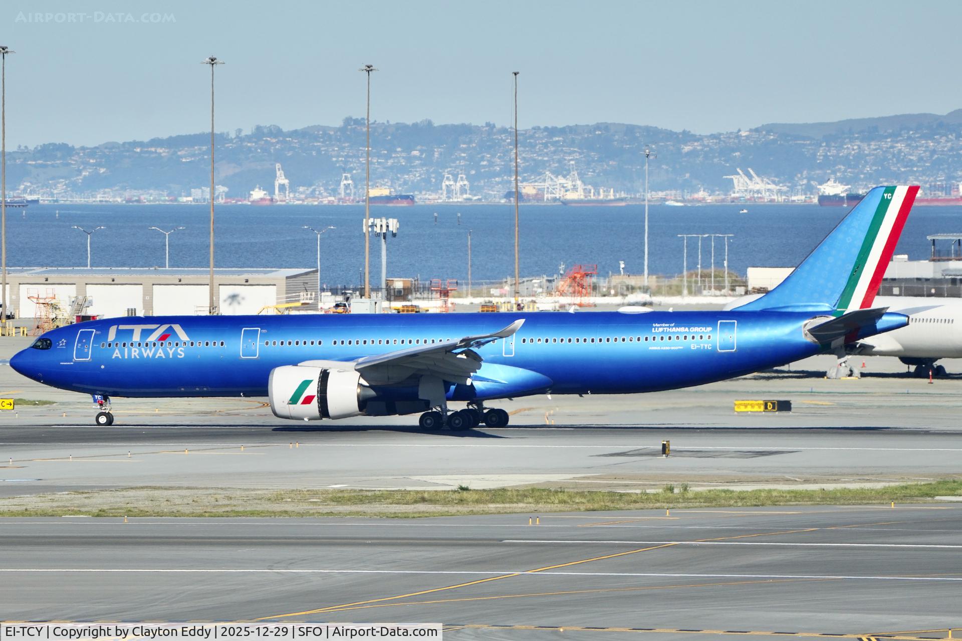 EI-TCY, 2024 Airbus A330-941N 'Stefano Baldini' C/N 20252, Sky Terrace SFO 2025