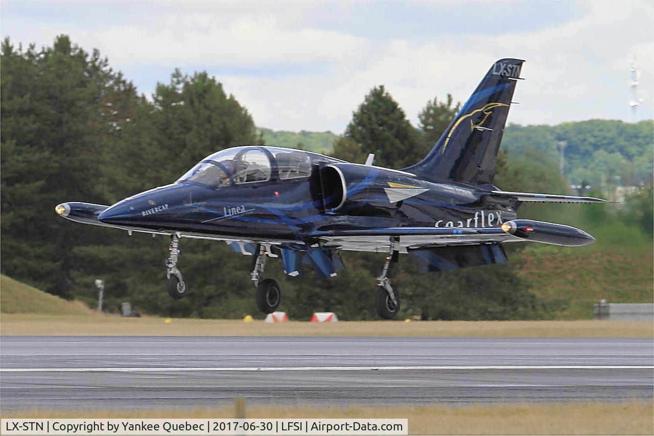 LX-STN, Aero L-39C Albatros C/N 232152, Aero L-39C Albatros, Fly & Fun french team, Landing rwy 29, St Dizier-Robinson Air Base 113 (LFSI)
