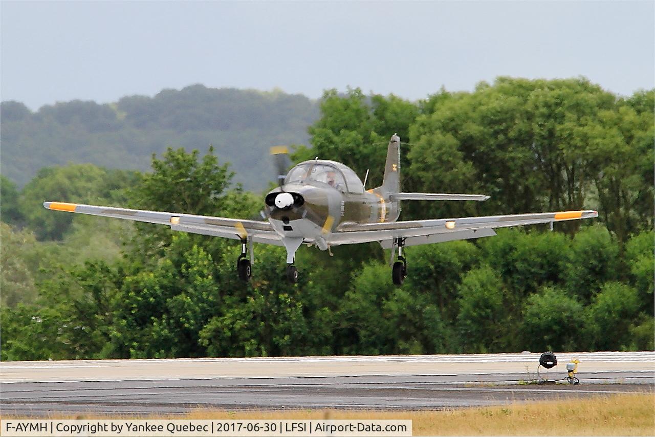 F-AYMH, 1958 Piaggio FWP-149D C/N 026, Piaggio FWP-149D, Landing rwy 29, St Dizier-Robinson Air Base 113 (LFSI)