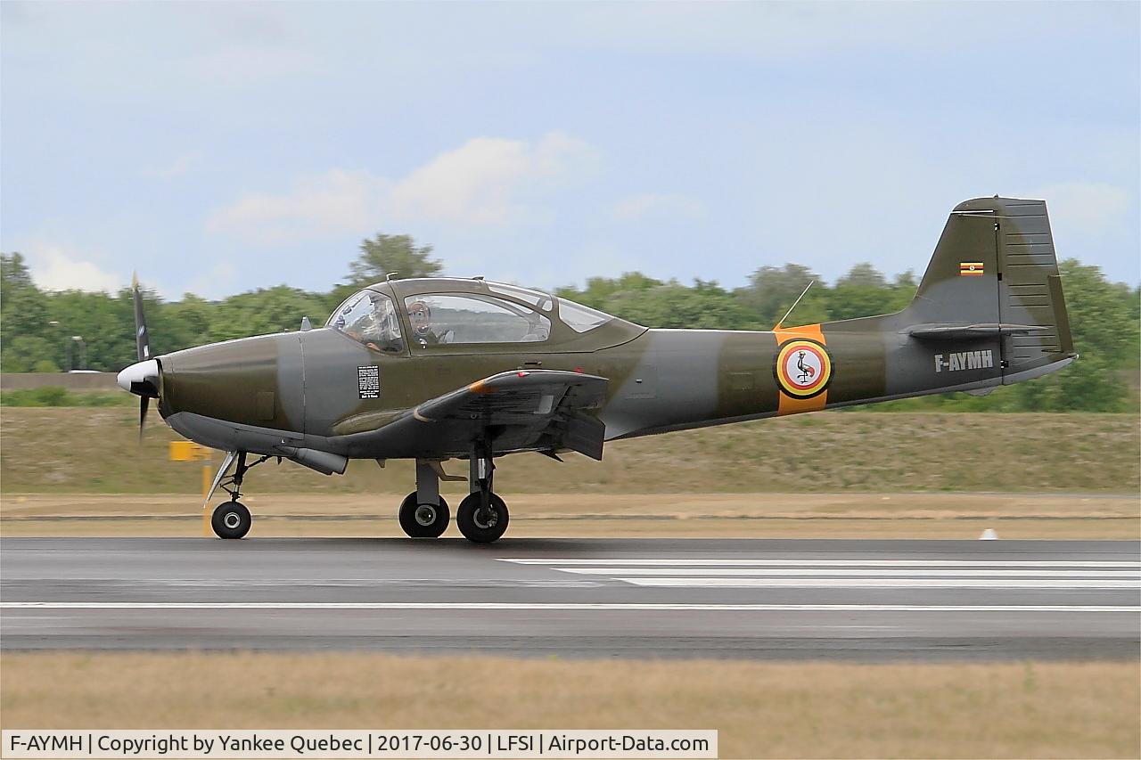 F-AYMH, 1958 Piaggio FWP-149D C/N 026, Piaggio FWP-149D, Landing rwy 29, St Dizier-Robinson Air Base 113 (LFSI)