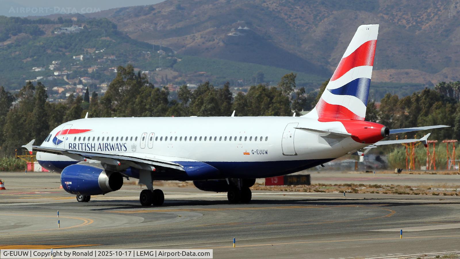 G-EUUW, 2008 Airbus A320-232 C/N 3499, at gp