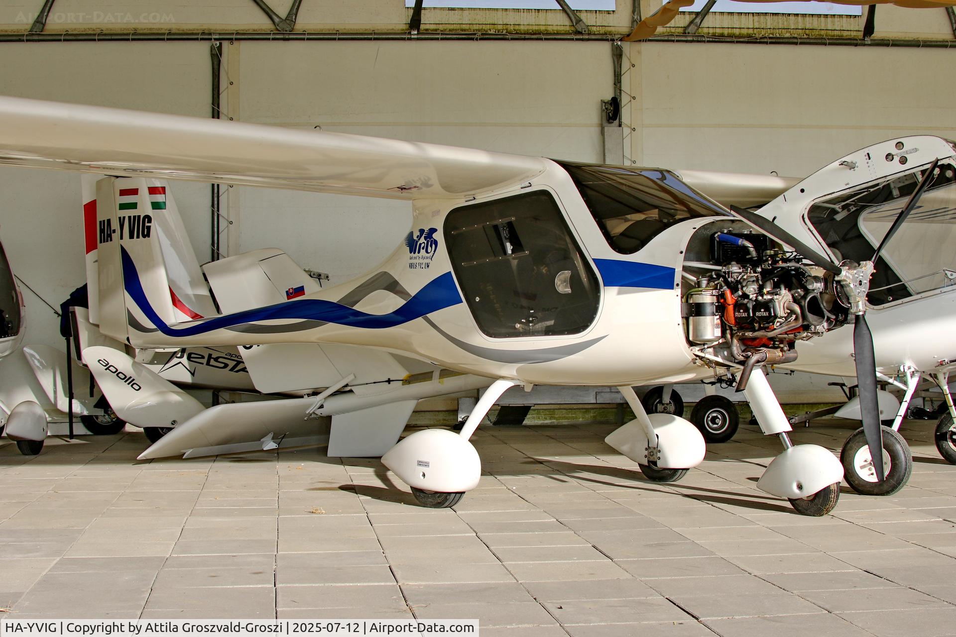 HA-YVIG, Pipistrel Virus 912 C/N 037V9120601, Becsehely, Mura Airport, Hungary - One-Two-Fly.hu service hangar
