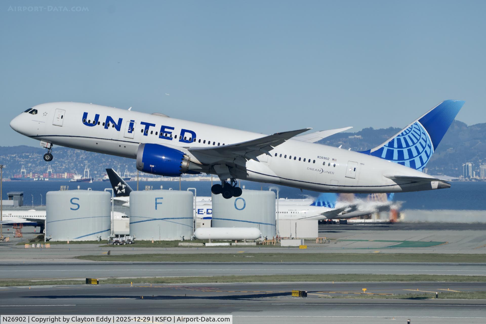 N26902, 2012 Boeing 787-8 Dreamliner C/N 34822, Sky Terrace SFO 2025